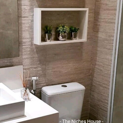 Nicho Retangular Banheiro Decoração mdf (unidade)
