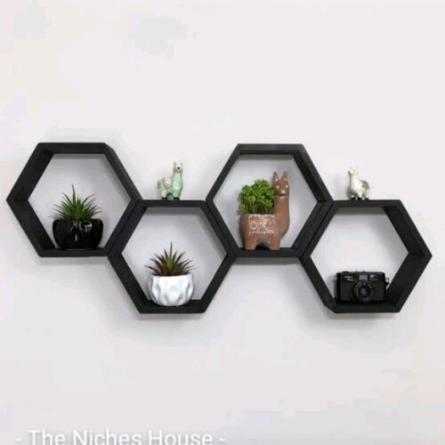 Nichos Colmeia Sextavado Hexagonal para Sala Decoração