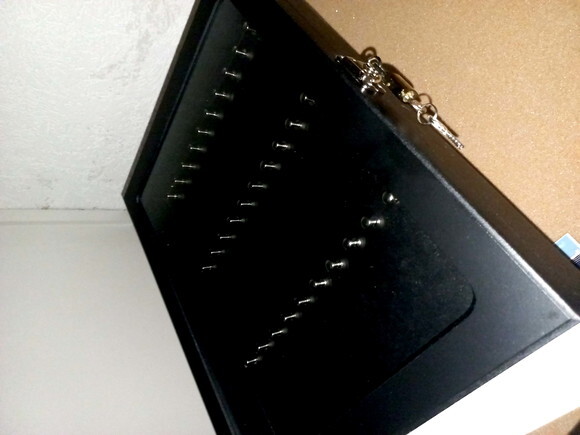 Claviculário com Vidro e Fechadura com Cadeado