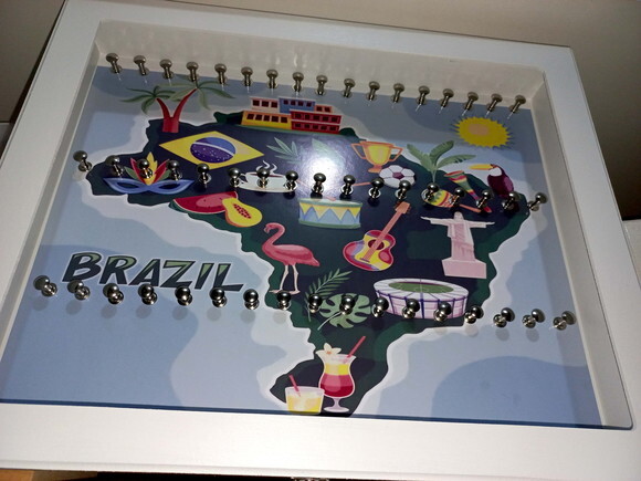 Painel para Chaveiros com Vidro Personalizável