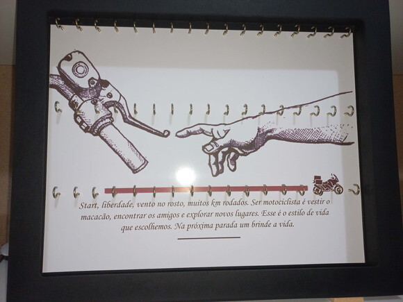 Porta Chaveiros com Vidro Personalizável