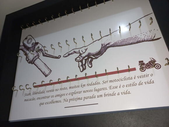 Porta Chaveiros com Vidro Personalizável