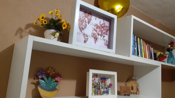 Quadro Expositor de Chaveiros Personalizado para Decoração