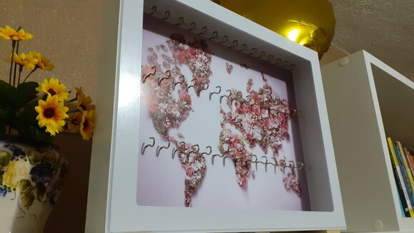 Quadro Expositor de Chaveiros Personalizado para Decoração