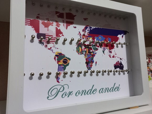 Quadro Porta Chaveiros - Tamanho Grande - 2024