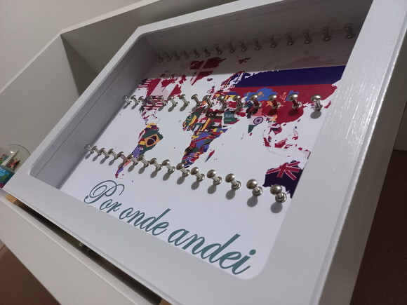 Quadro Porta Chaveiros - Tamanho Grande - 2024