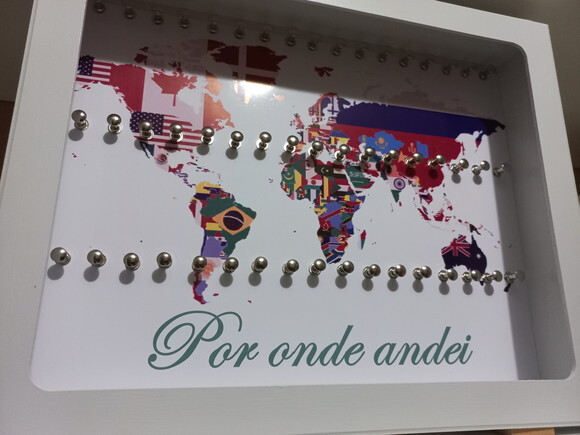 Quadro Porta Chaveiros - Tamanho Grande - 2024