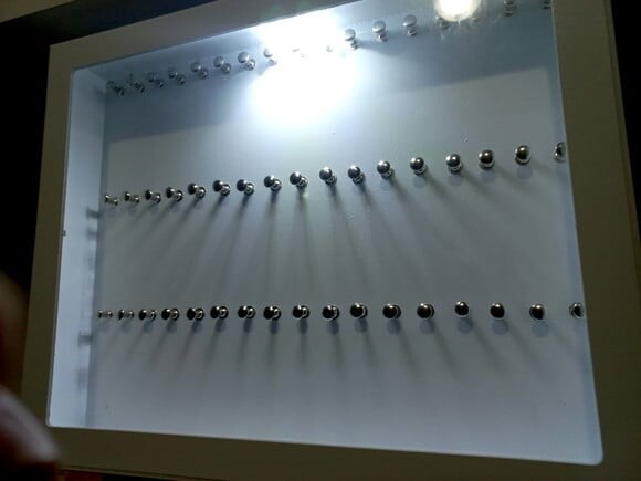 Quadro Porta Chaveiros - Tamanho Grande - com Luz de Led