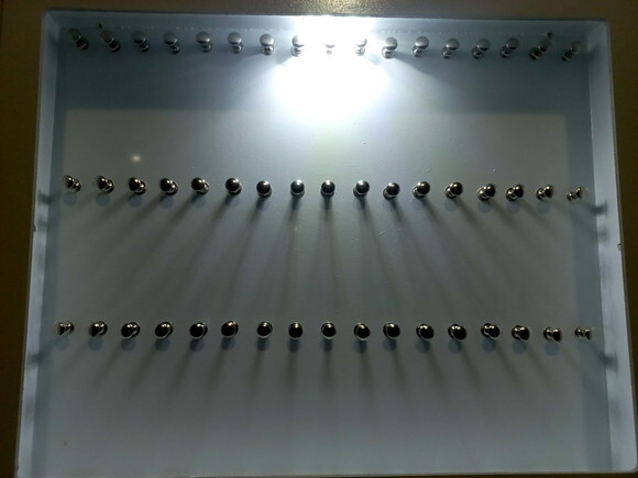 Quadro Porta Chaveiros - Tamanho Grande - com Luz de Led
