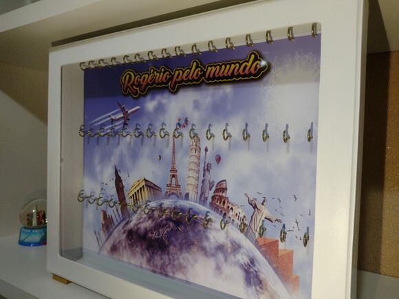 Quadro Porta Chaveiros - Tamanho Grande - Personalizado