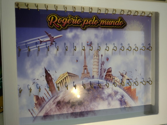 Quadro Porta Chaveiros - Tamanho Grande - Personalizado