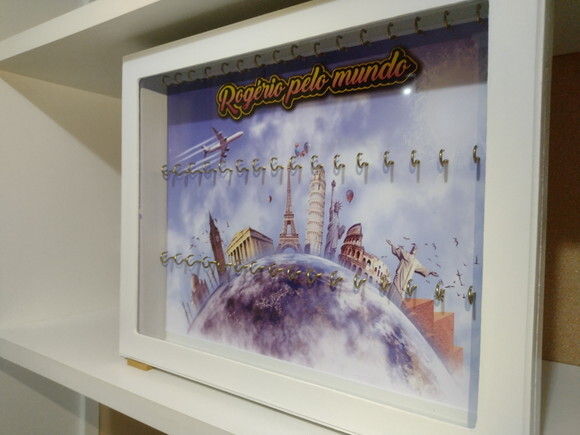Quadro Porta Chaveiros - Tamanho Grande - Personalizado