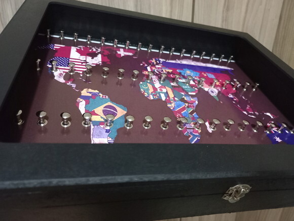 Quadro Porta Chaveiros com Vidro