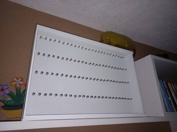 Quadro Porta Chaveiros Extra Grande para até 100 Chaveiros