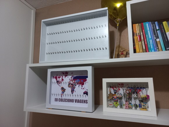 Quadro Porta Chaveiros Extra Grande para até 100 Chaveiros