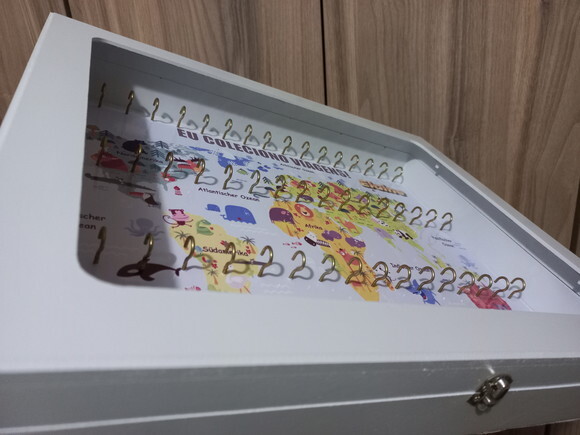 Quadro Porta Chaveiros Personalizado - Tamanho G com Vidro