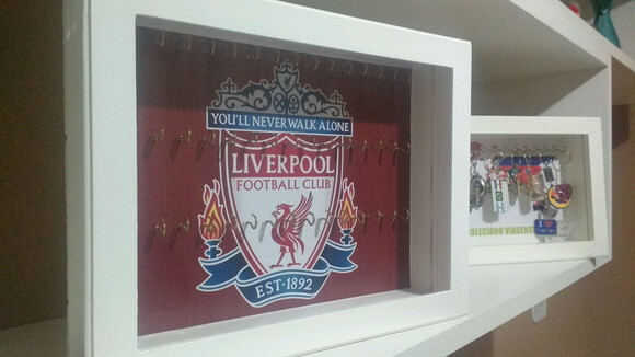 Quadro Porta Chaveiros Times de Futebol