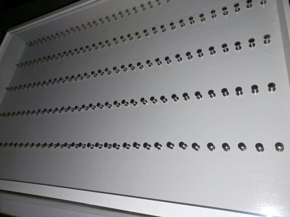 Quadro Porta Chaveiros Ultra Grande 80x50 com Luz de Led