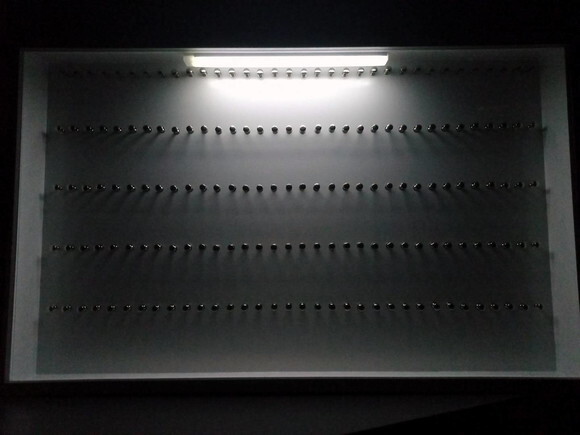 Quadro Porta Chaveiros Ultra Grande 80x50 com Luz de Led