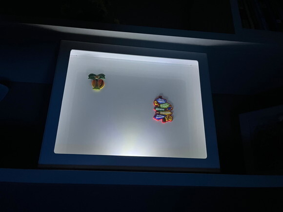 Quadro Porta Imã de Geladeira com Luz de Led