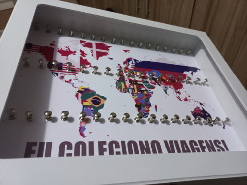 Quadro Artesanal para Colecionadores de Chaveiros