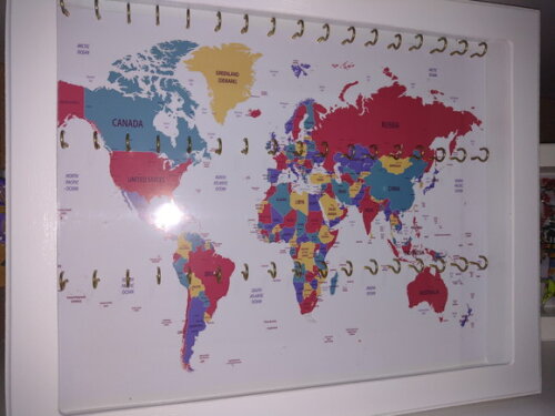 Quadro Expositor de Chaveiros com Vidro para Colecionadores