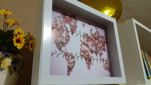 Quadro Expositor de Chaveiros Personalizado para Decoração