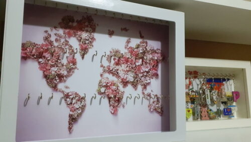 Quadro Expositor de Chaveiros Personalizado para Decoração