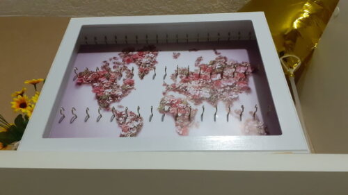 Quadro Expositor de Chaveiros Personalizado para Decoração
