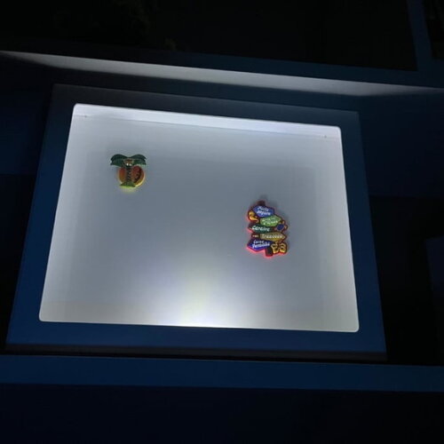 Quadro Magnético com Luz de Led