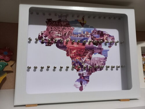 Quadro para Exposição e Conservação de Chaveiros