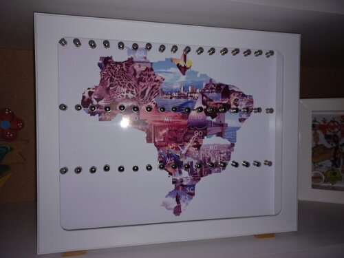 Quadro para Exposição e Conservação de Chaveiros
