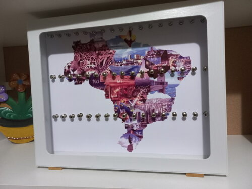 Quadro para Exposição e Conservação de Chaveiros
