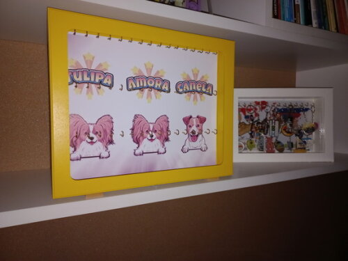 Quadro Porta Chaveiros - Colecionador e Quem Ama Chaveiros