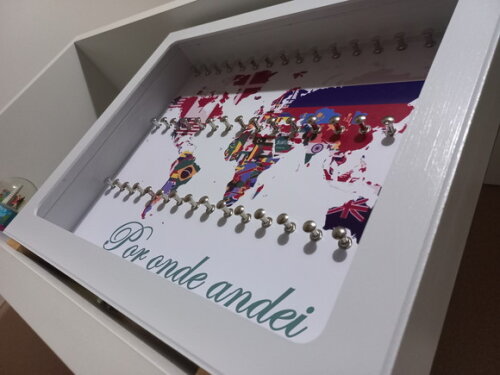Quadro Porta Chaveiros - Tamanho Grande - 2024