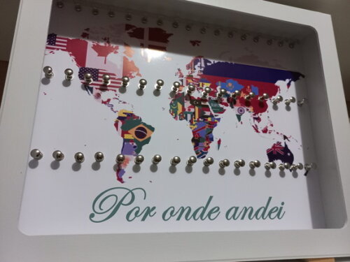 Quadro Porta Chaveiros - Tamanho Grande - 2024