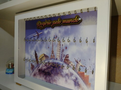Quadro Porta Chaveiros - Tamanho Grande - Personalizado