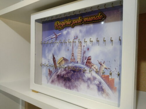 Quadro Porta Chaveiros - Tamanho Grande - Personalizado