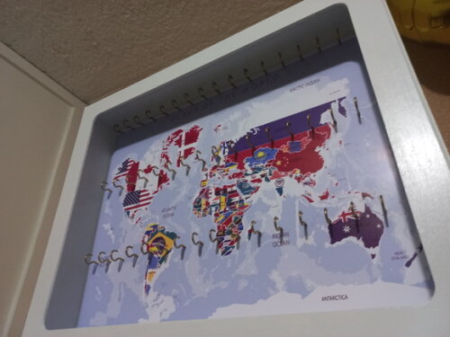 Quadro Porta Chaveiros - Tamanho Grande com Vidro