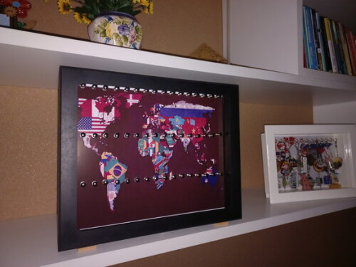 Quadro Porta Chaveiros com Vidro