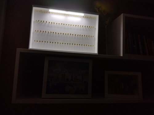 Quadro Porta Chaveiros Extra Grande 60x40 com Iluminação