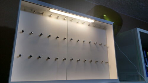 Quadro Porta Chaveiros Extra Grande 60x40 com Luz de Led
