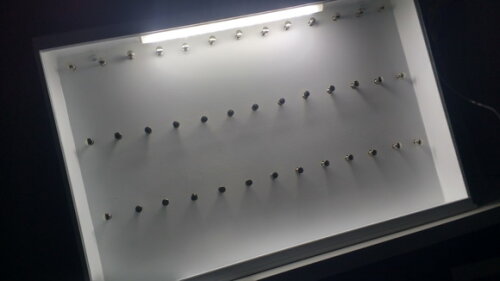 Quadro Porta Chaveiros Extra Grande 60x40 com Luz de Led