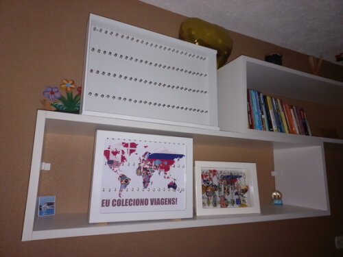 Quadro Porta Chaveiros Extra Grande para até 100 Chaveiros