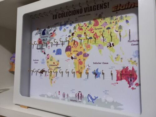 Quadro Porta Chaveiros Personalizado - Tamanho G com Vidro