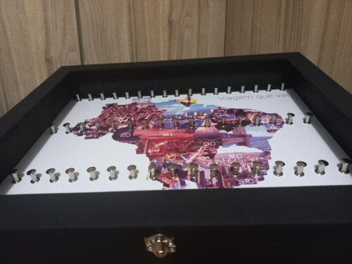 Quadro Porta Chaveiros Personalizado - Tema Brasileiro