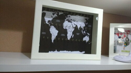 Quadro Porta Chaveiros Personalizado Tema Internacional