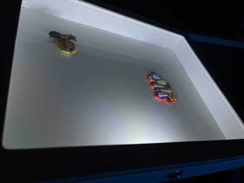 Quadro Porta Imã de Geladeira com Luz de Led