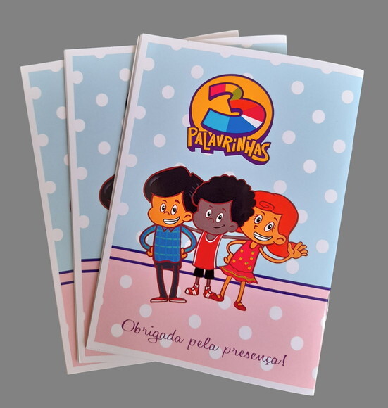 Livro de Colorir Personalizado - 16 Páginas - 3 Palavrinhas