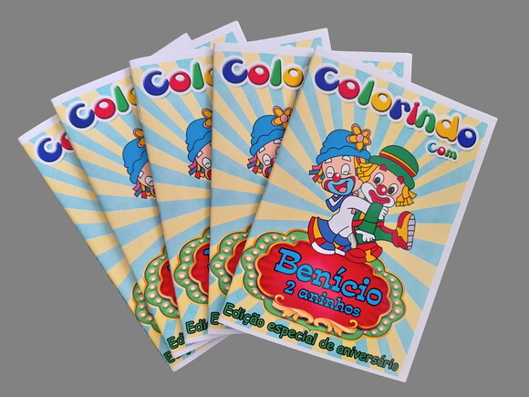 Livro de Colorir Personalizado - 16 Páginas - Patati Patata